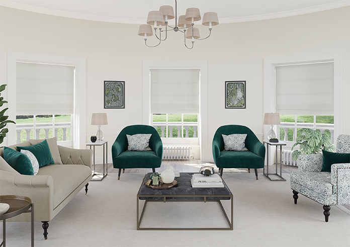 Oslo, Ivory - Roman Blind - Image 8